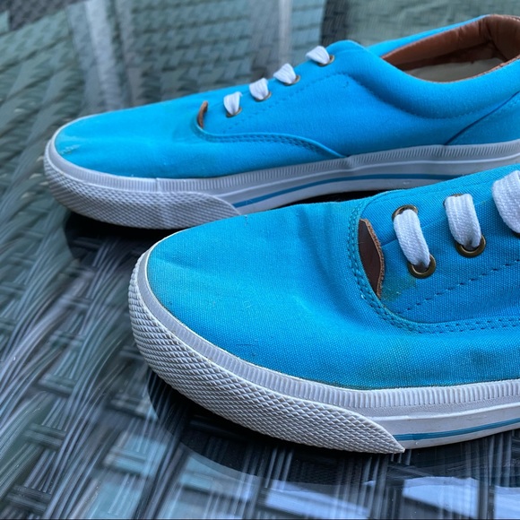 Ralph Lauren Veeta Canvas Fashion Tennis Shoes - Picture 3 of 10